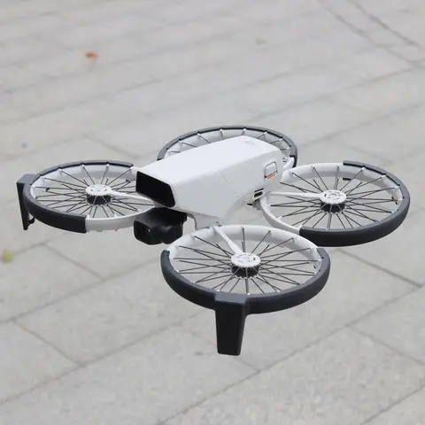 증가된 랜딩 기어가 있는 DJI FLIP 프로펠러 가드용 통합 충돌 방지 보호 링 커버 드론 액세서리