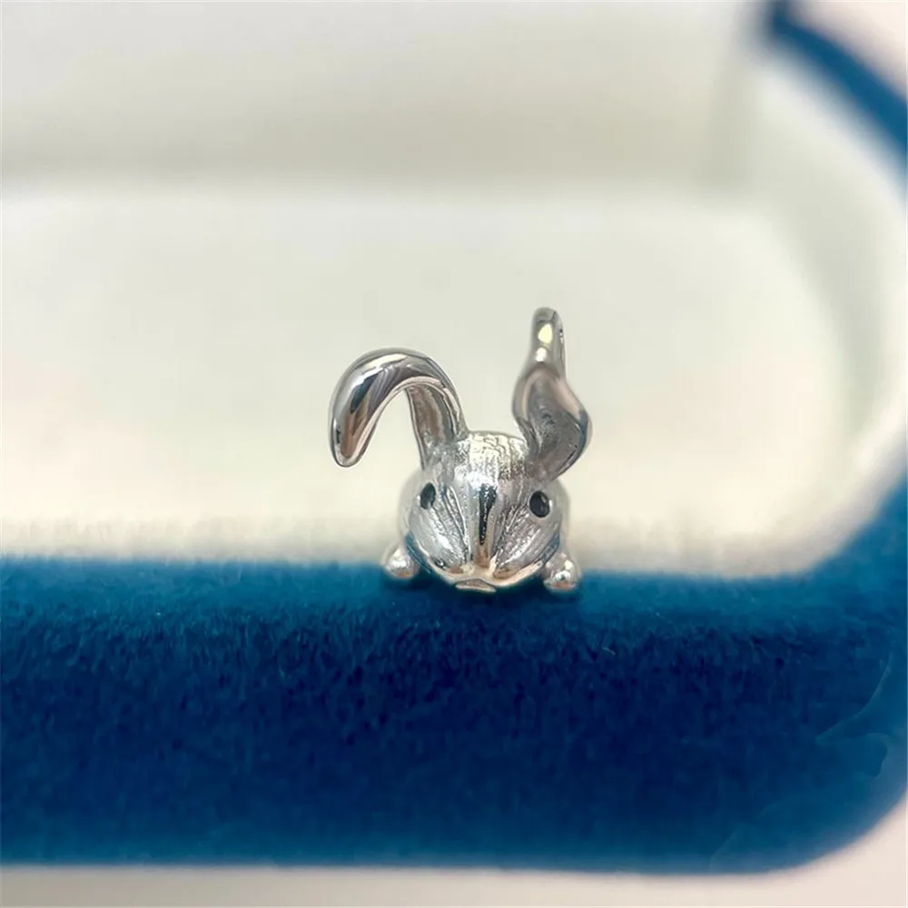 S925 Sterling Silver Pearl Pendant Setting, DIY Empty Bezel Cup Jewelry Supplies for Craft Making, Hollow Prong Pendant Findings