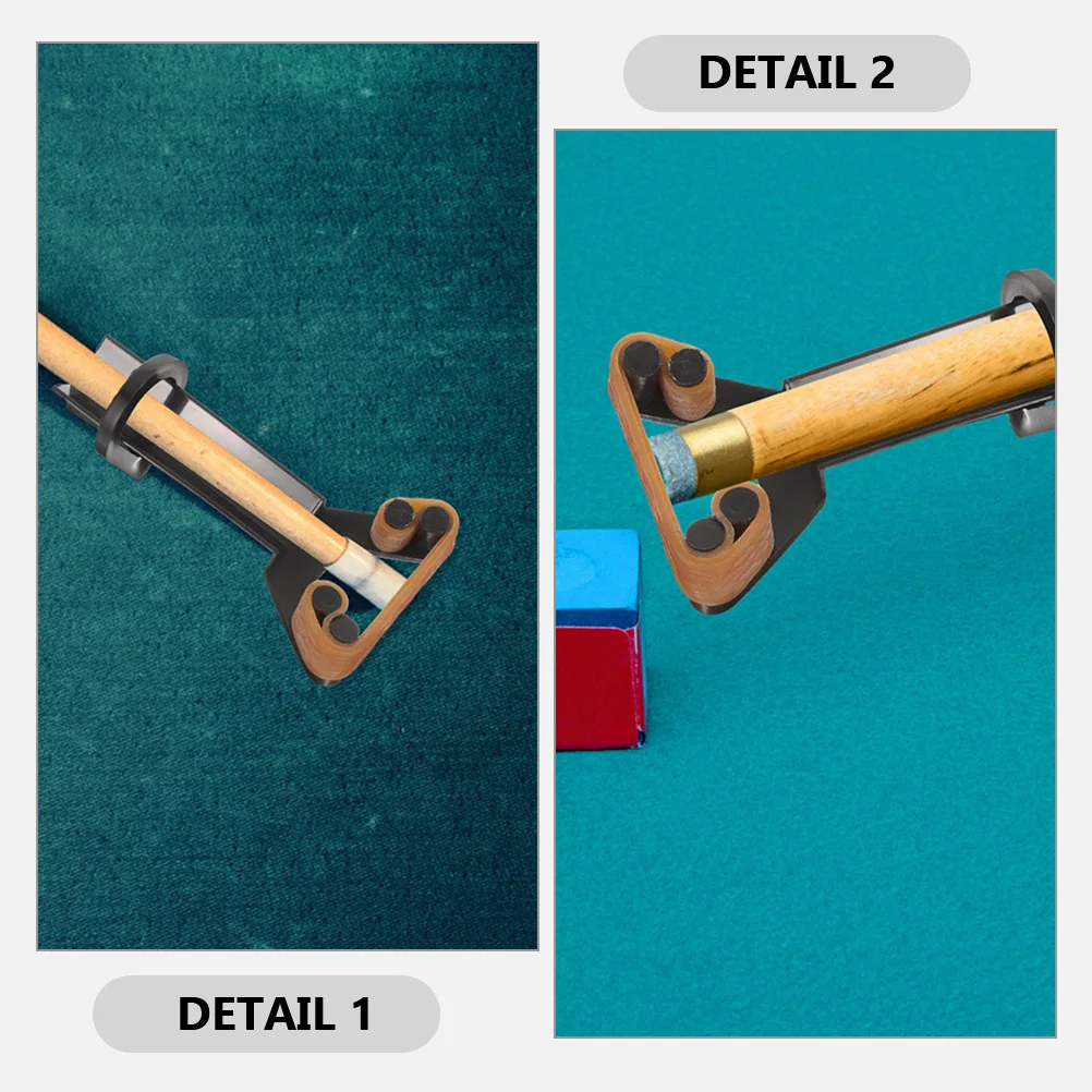 

2Pcs Cue Tip Repair Tool Compact Billiard Pool Supplies Strong Elastic Fixator for Pool Cue Tip Shaping and Maintenance Kit