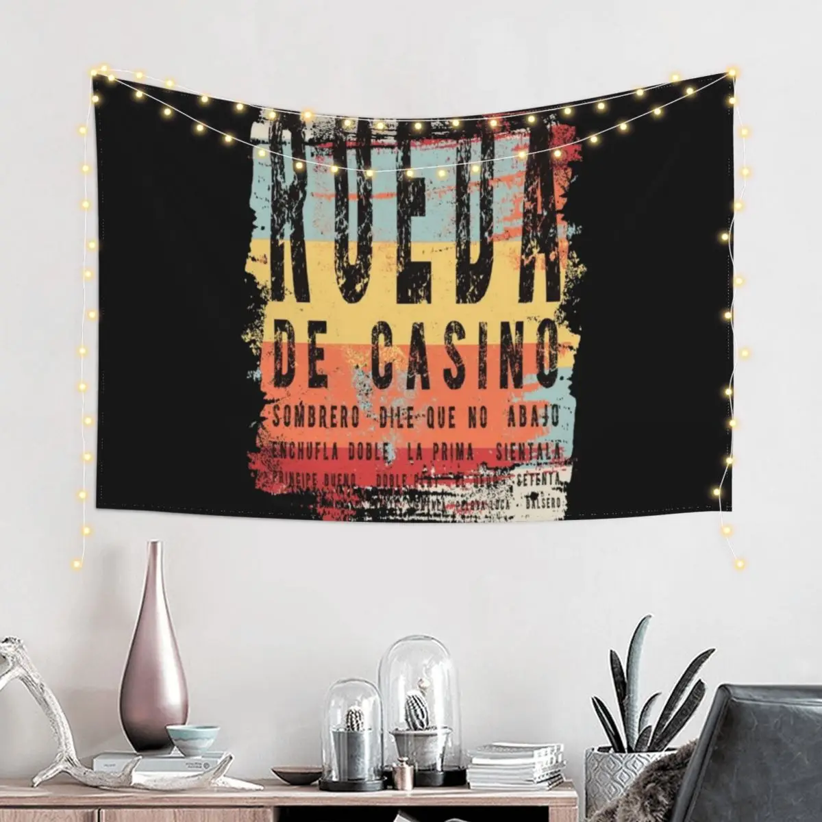 Rueda de Casino Cuban dance-dancing gift Tapestry Decoration Bedroom Wall Deco Tapestry