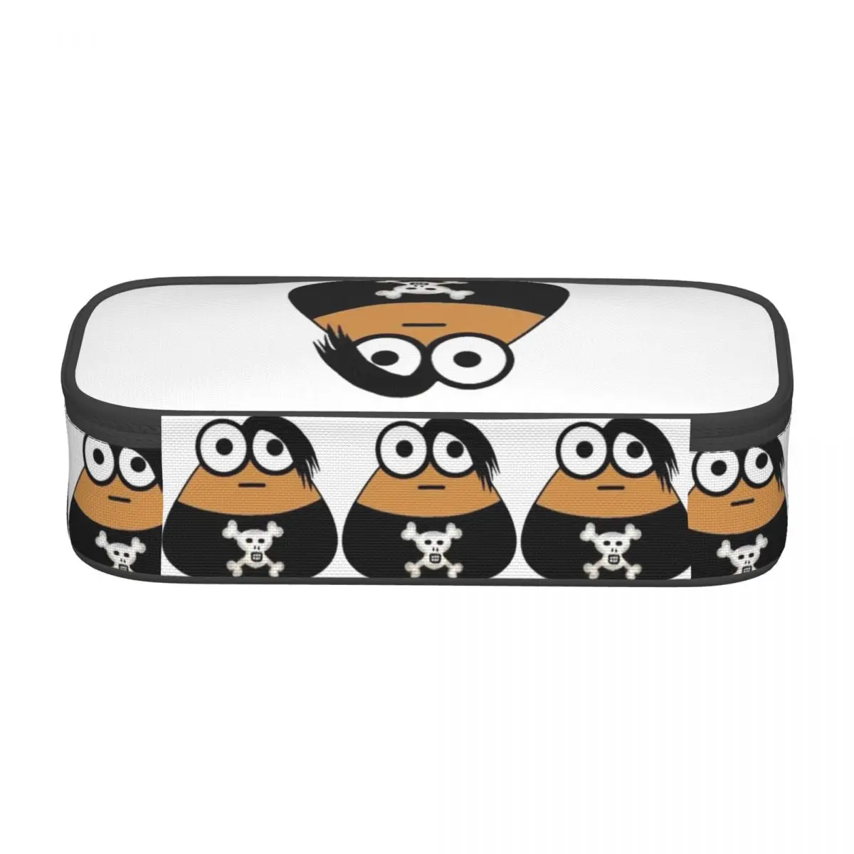 Emo Goth Pou Meme Brown Alien Baby Mobile Pet Pencil Cases for Students Pen Box Pencil Bag Pencil Pouch Pen Holder - view 2