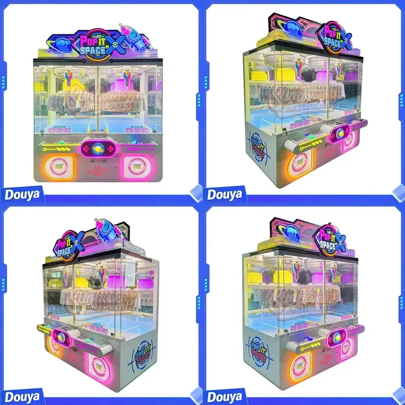 Sunflower Amusement Prize Game Machine Coin Operated Arcade Prizes Gift Game Machine Clip Game Machine Pop It Space X