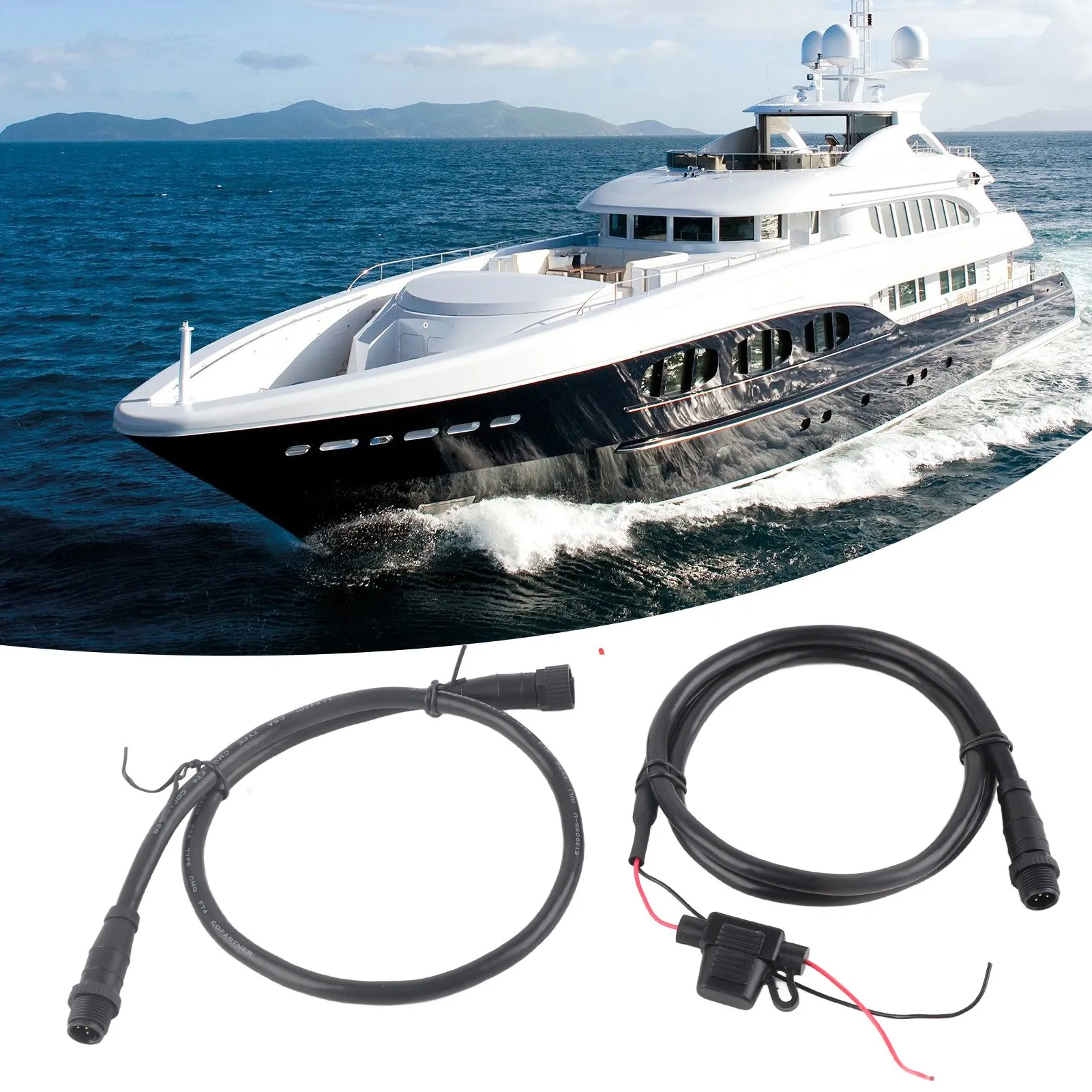 for N2K Terminator For NMEA 2000 Starter Kit Backbone Proper Termination ABS Plastic IP67 Waterproof Male Female for