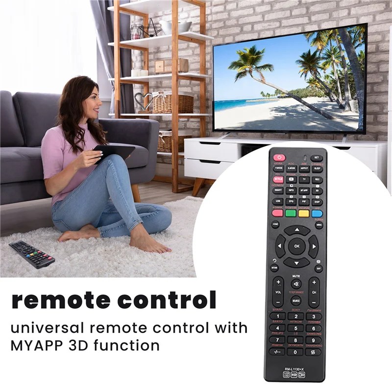 Rm-L1130 +X Tv Remo… - image
