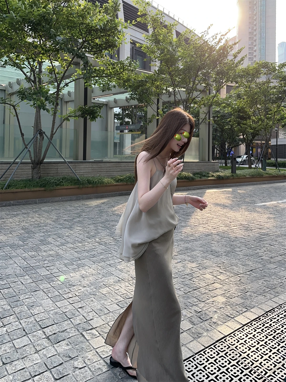 

Шикарный летний топ-жилет мятного цвета с бретельками Le Mist Veil: нежный, воздушный, универсальный, стильный, для повседневной носки, модный женский жилет