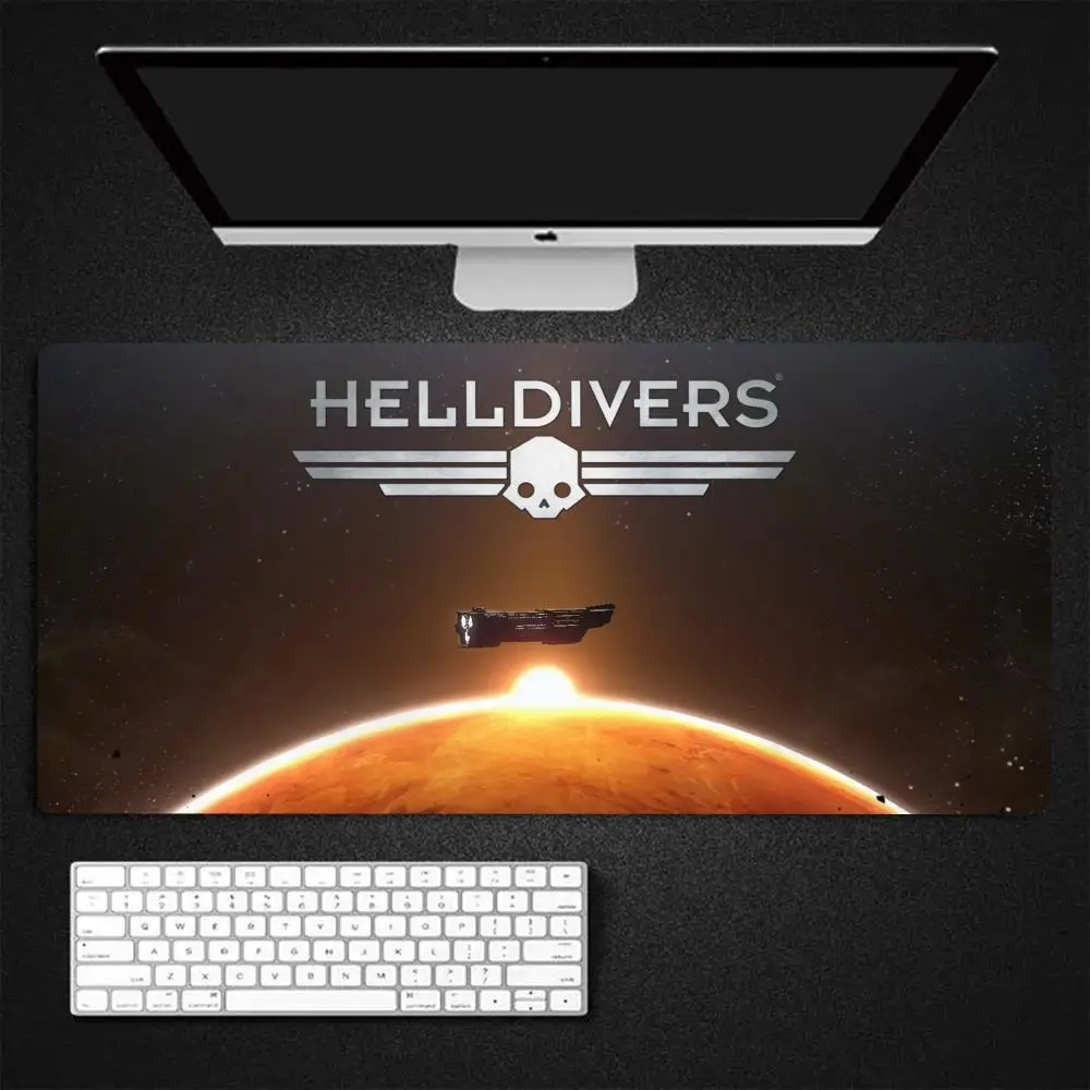 hot game H-Helldivers 2 Mouse Pad Gaming Mousepad Large 2024 new model 900x400mm MouseMat Gamer XXL Mause Carpet PC Desk