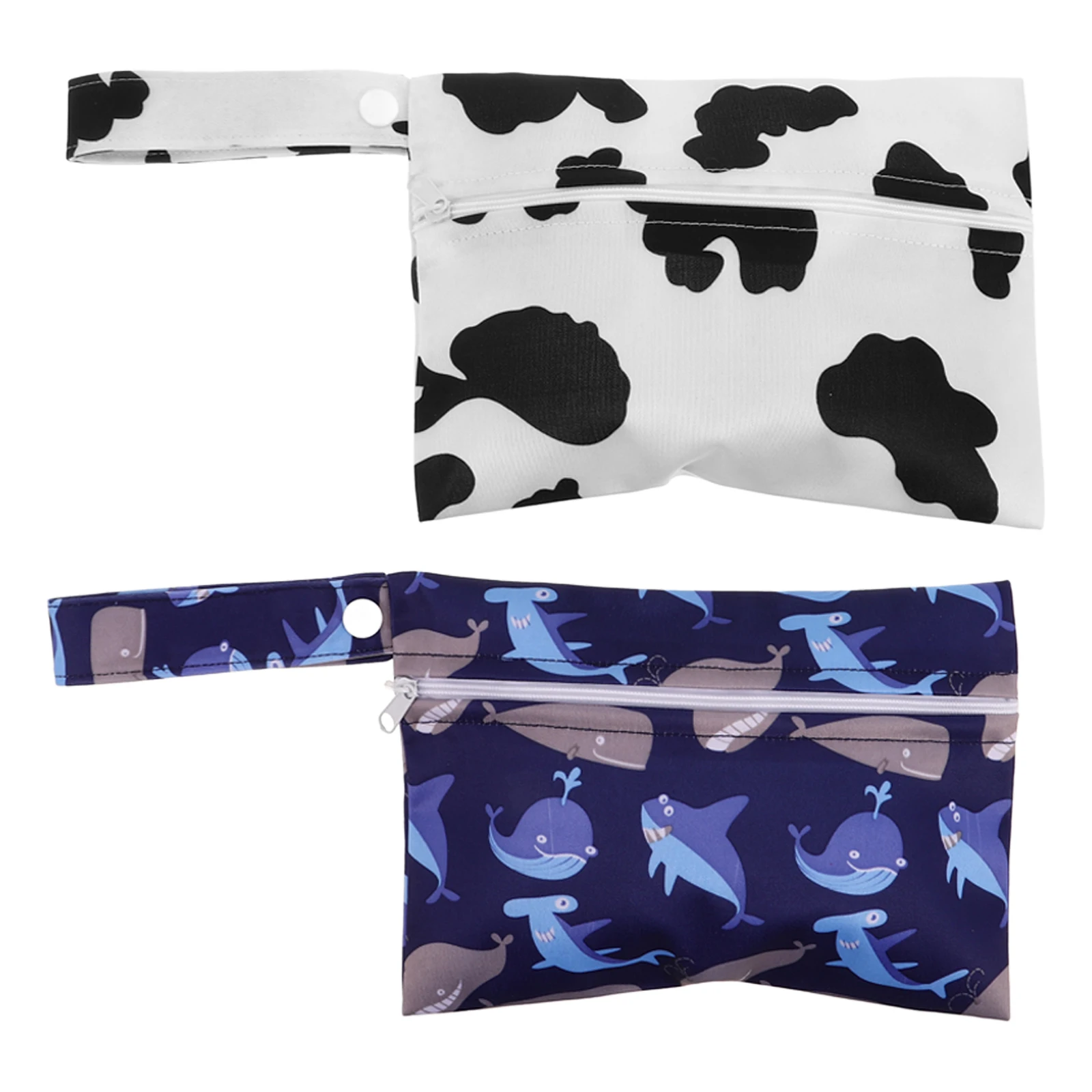 

2 pcs Waterproof Storage Bags for Sanitary Pads Portable Polyester Menstrual Cushion Bags Outdoor Use