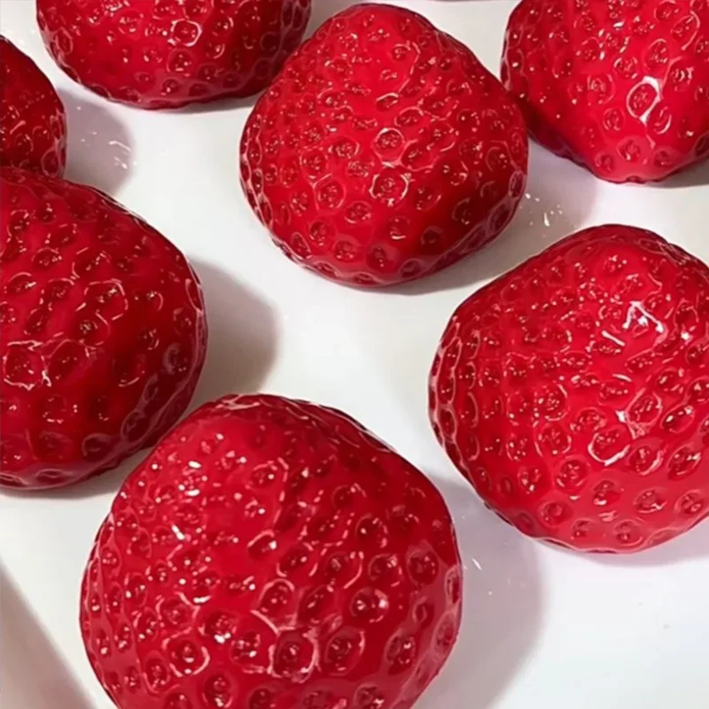 @@*Big Strawberry Squeeze Taba Squishy Toy Kawaii Red Pink Squishies Fidget Toy Fruits Vegetables Soft Girl Birthday Gift Toy