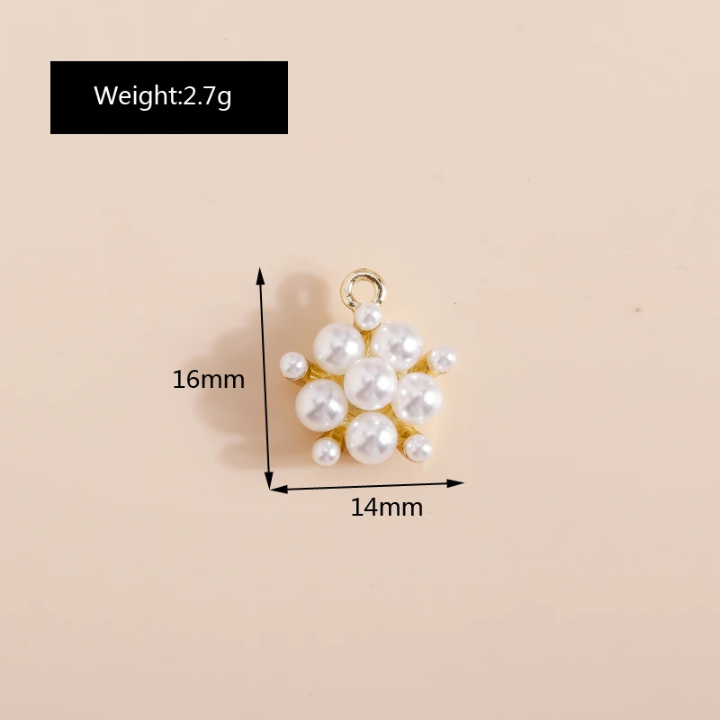 Leslie 4 stücke exquisite Kristall perle runde Hase Schmetterling Bowknot Charms für Ohrringe Halskette Armband DIY Schmuck Zubehör – Detail 23