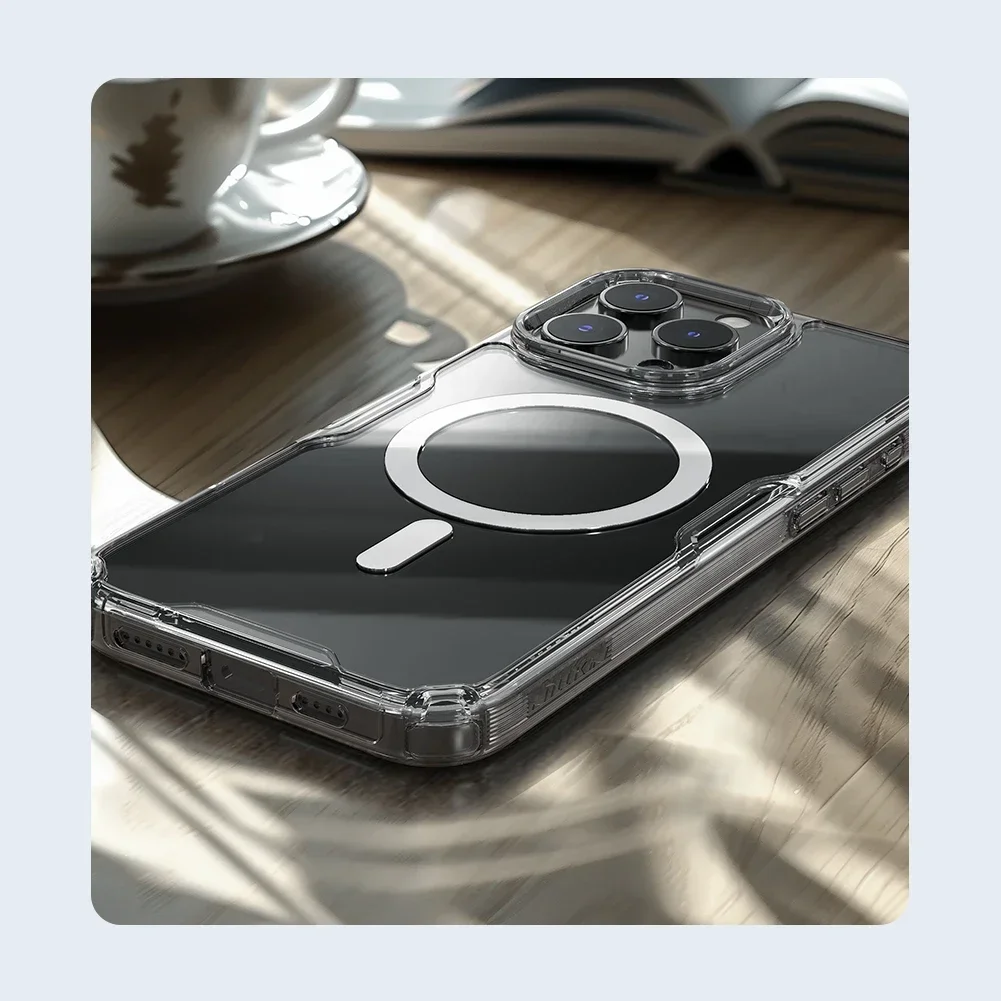 NILLKIN Magnetic Clear Soft Silicone Case for iPhone 4