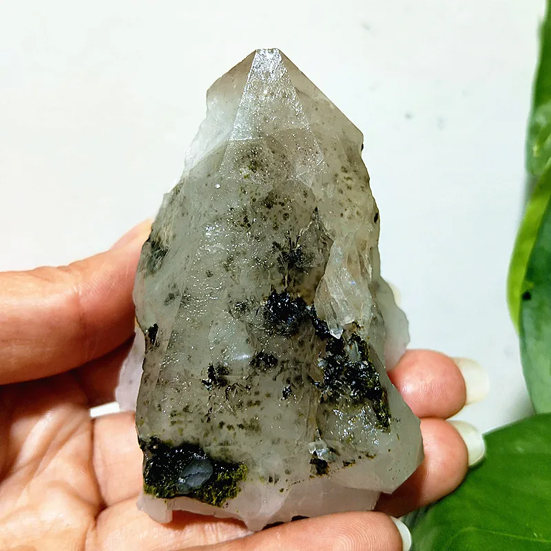 Natural Stones Epidote Is Associated Super Seven Crystals Mineral Witchcraft Spiritual Healing Chakra Room Decoration