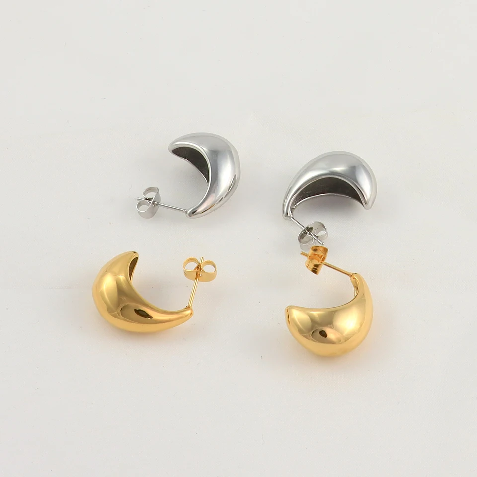 New Trendy Water Drop Earrings For Women Girl Luxury Fashion 316L Stainless Steel Jewelry Bosom Friend Gift Party