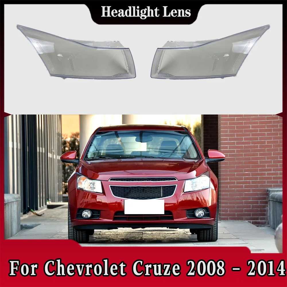 

For Chevrolet Cruze 2008 2009 2010 2011 2012 2013 2014 Transparent Headlamp Cover Plexiglass Replace Original Lampshade