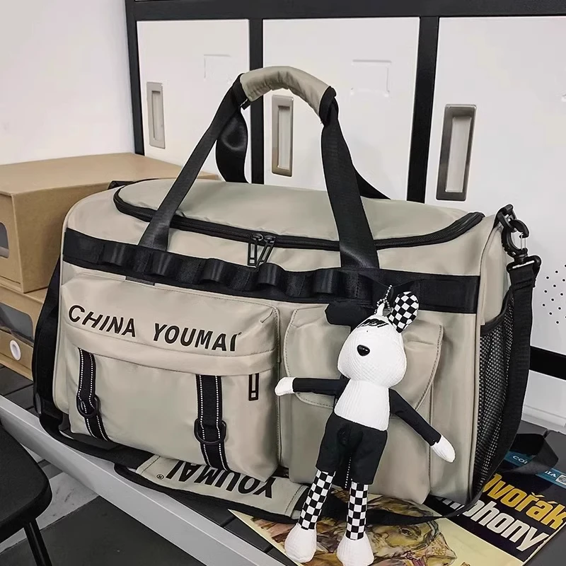 Travel bag New men's and women's sports fitness bag Dry and wet separation backpack Large capacity portable duffel bag