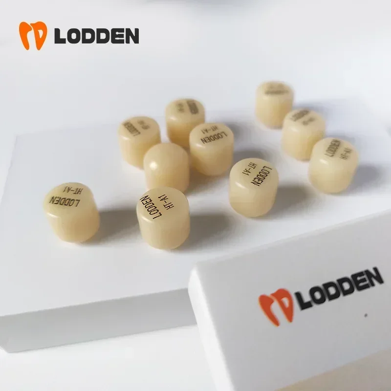 Prensa de Disilicato de Lítio Dental Integrado, Cubo Lingote, HT, LT para Laboratório Dental, CAD e CAM, Materiais Odontológicos, 5Pcs