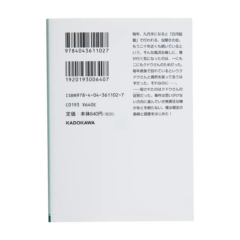 Never Dreamed Of It Miyuki Miyabe Kadokawa Shoten 9784043611027 Book