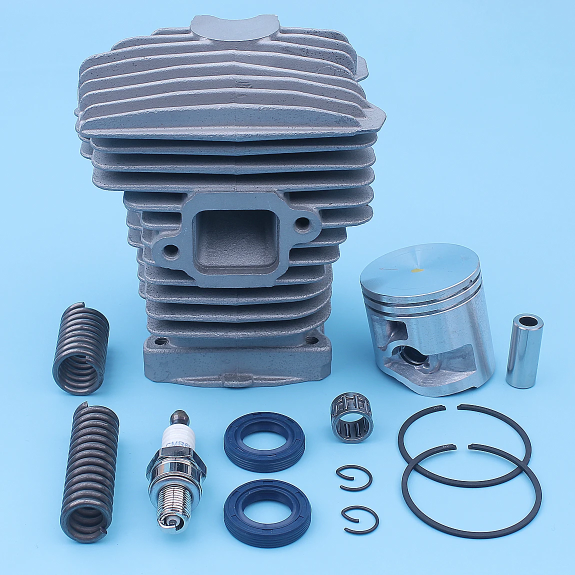 Imagem -02 - Kit de Vedação de Óleo de Pistão de Cilindro 40 mm para Motosserras Stihl Ms211 ms 211c Ms211c 1139 020 1202 Peças de Reposição Vela de Ignição