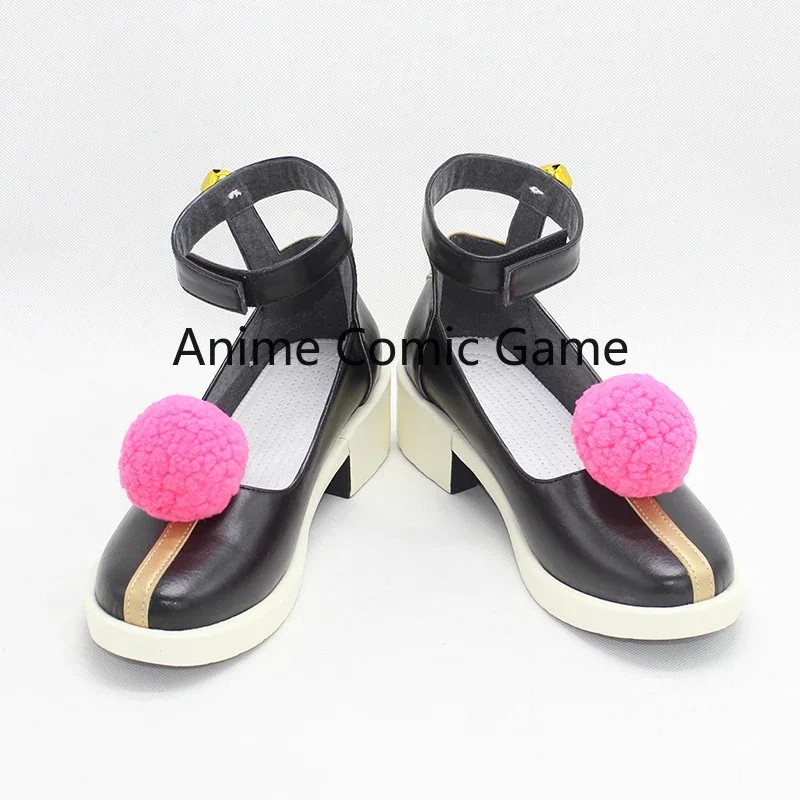 Qiqi Cosplay Schuhe Anime Genshin Impact Qiqi Cosplay Stiefel Halloween Karneval Zubehör für Frauen