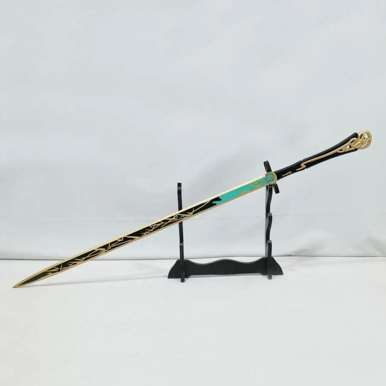 QiuYuan أسلحة السيف من الخشب لعبة Wuthering موجات تأثيري الدعائم هالوين عيد الميلاد حفلة تنكرية زي الملحقات