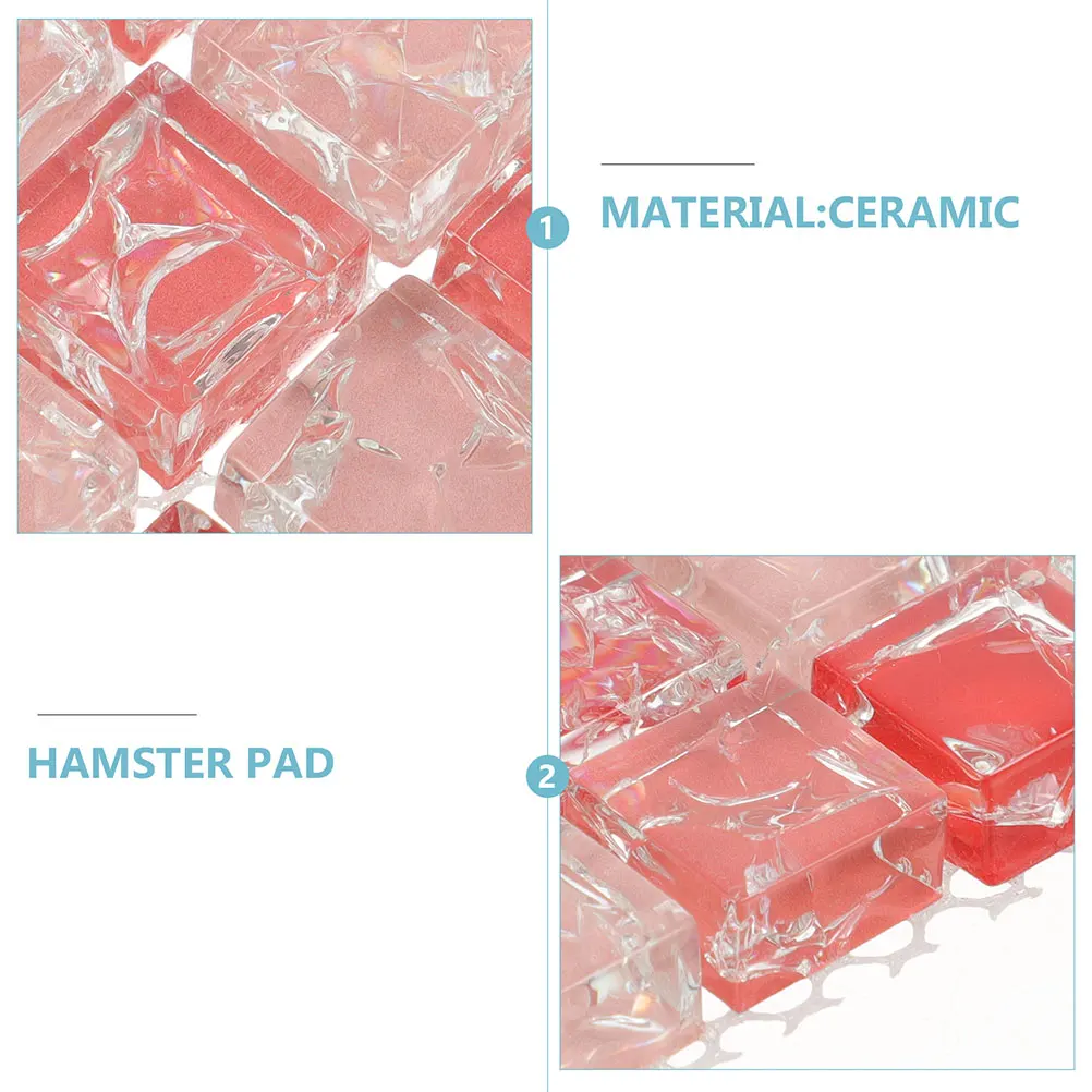 

3 Pcs Pet Cool Pad Hamster Nest Cooling Mat Food Blanket Pink Cooler Baby