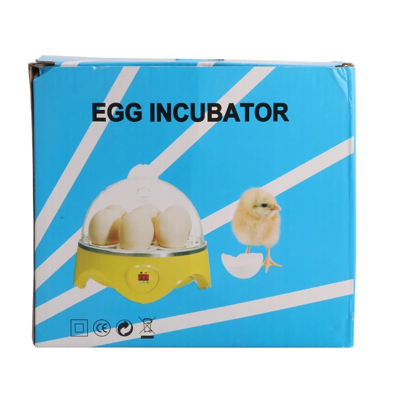 Automatic Poultry Incubator Intelligent Incubation Automatic Egg Turner for Chicken 7 Egg Full Automatic Poultry DropShip