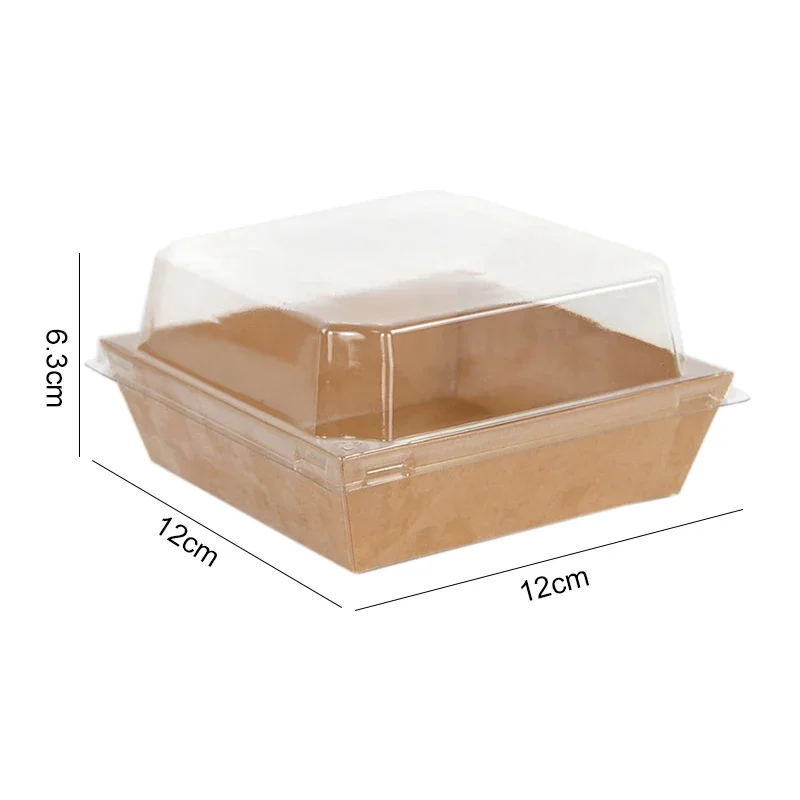 5/10 stücke Kraft Papier Kuchen Dessert Donut Box Cookie Sandwich Lebensmittel Behälter Hochzeit Geburtstag Party Liefert Weihnachten Home Decor