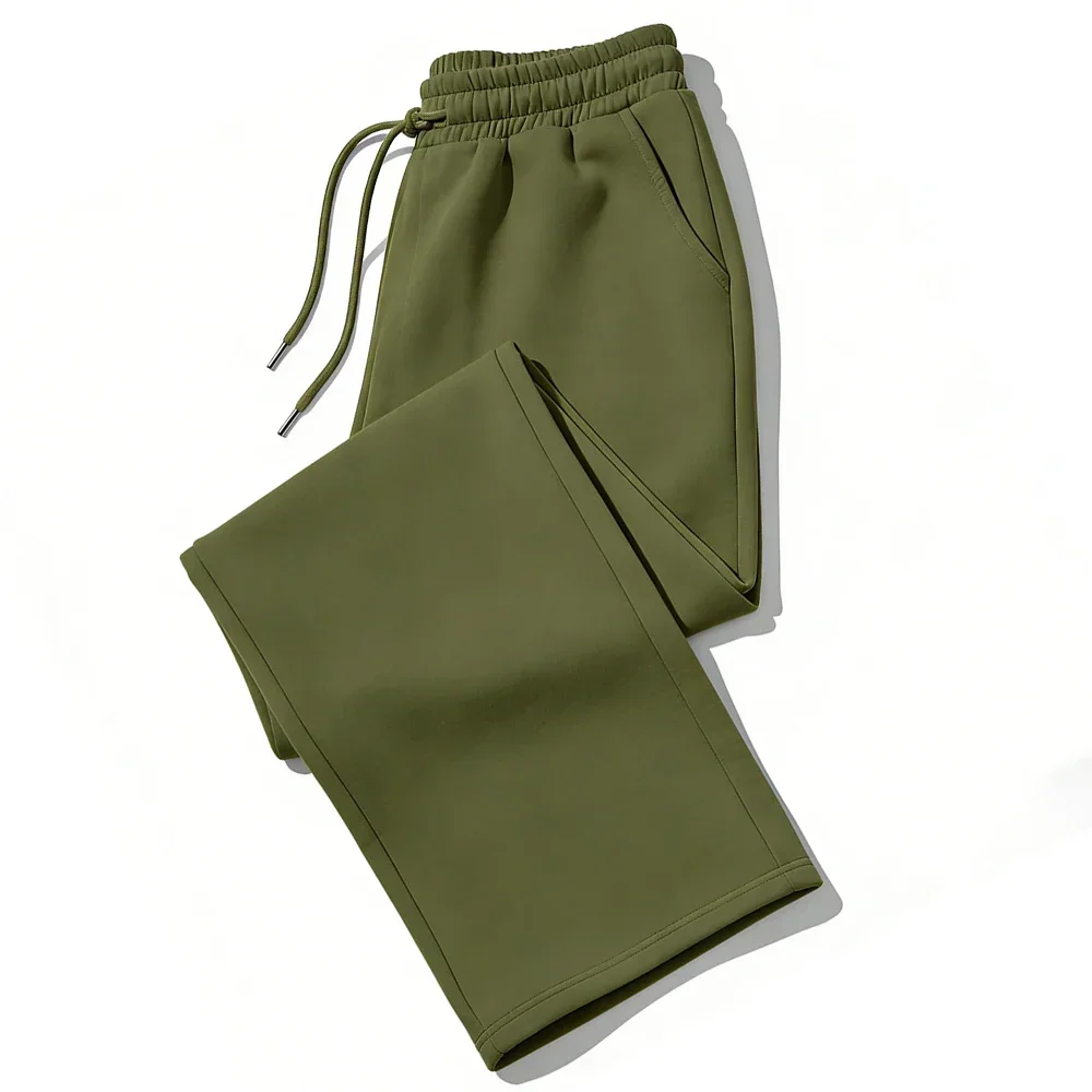 Mens Sweatpants Straight Fit Joggers for Sports and Streetwear Loose Oversized Casual Pant Drawstring Multi-pocket Men Long Pant - Image 6