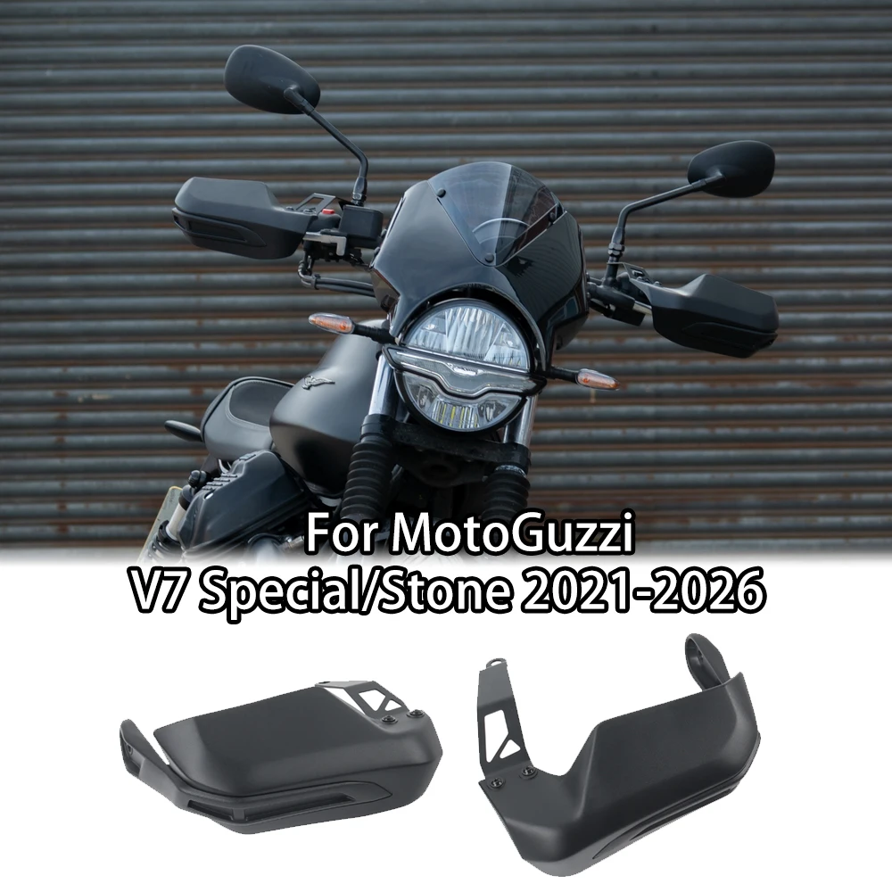 

Handguards Windshield Protective Shield Set With Brackets For Moto Guzzi V7 Special Stone 2021-2026 Motorcycle Accessories