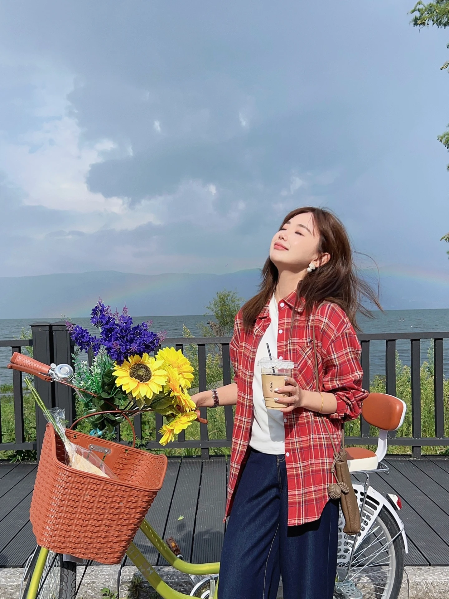 

Женская рубашка свободного кроя в клетку из мягкого хлопка и полиэстера с длинным рукавом, повседневная, осенняя новинка, красная, маленький размер