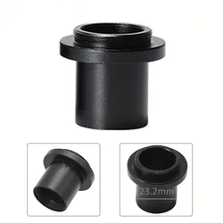 1pc Microscope Adapter 1X C-Mount 23.2mm C Mount Telescope Adapter For CCD Camera Eyepiece LensAdapter Ferramentas Accessory