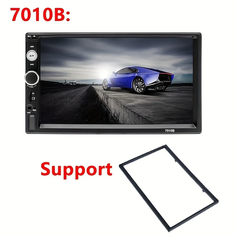 7inch Universal Double Din Installation Kit Car Stereo Radio Mounting Panel Frame Dual-DIN Car Radio Installation Panel Frame view 3