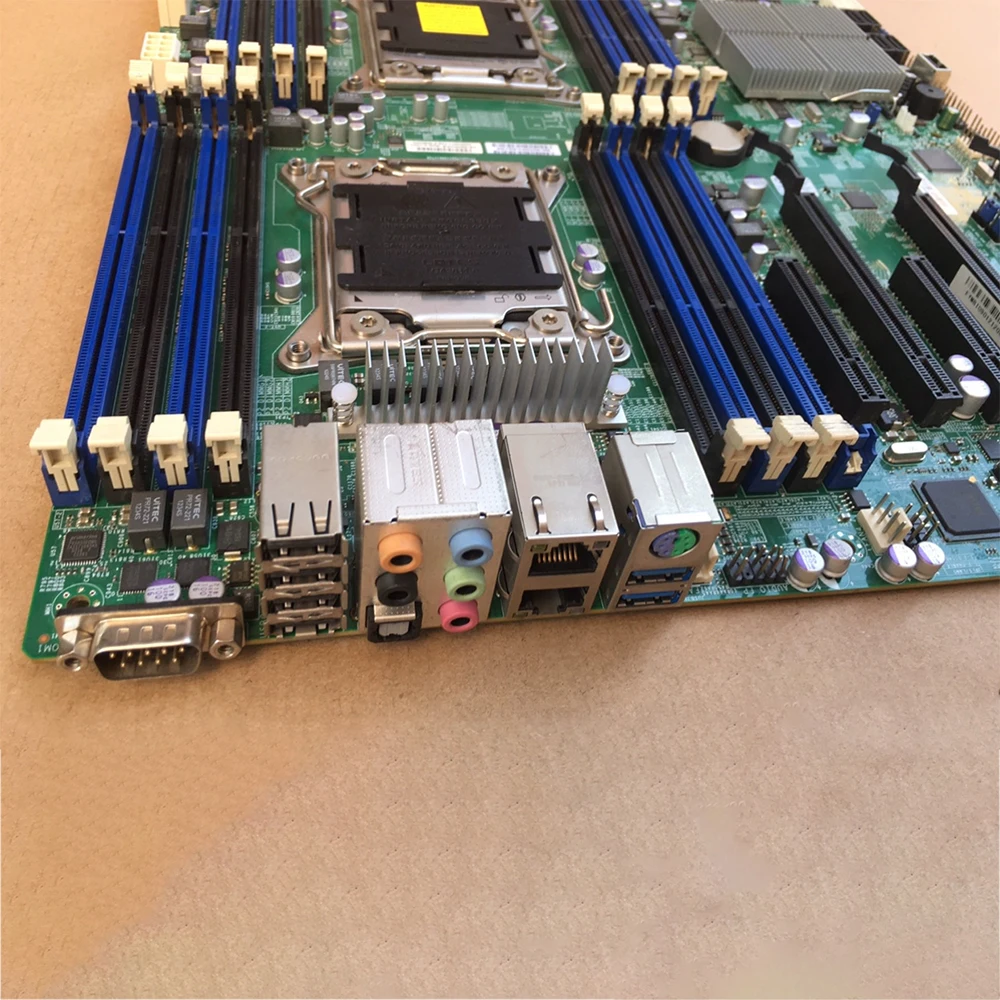 Per scheda madre Super-micro Dual E5-2600 LGA2011 Suppot C602 DDR3 X79 X9DAI