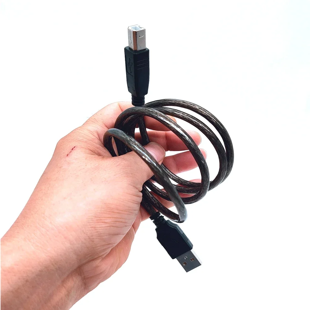 

USB 2.0 Type A Plug to Plug/Micro/Mini 5P USB/B Male Cable M/M Double Shielding (Foil: Braided) premium Quality Transparent Brow