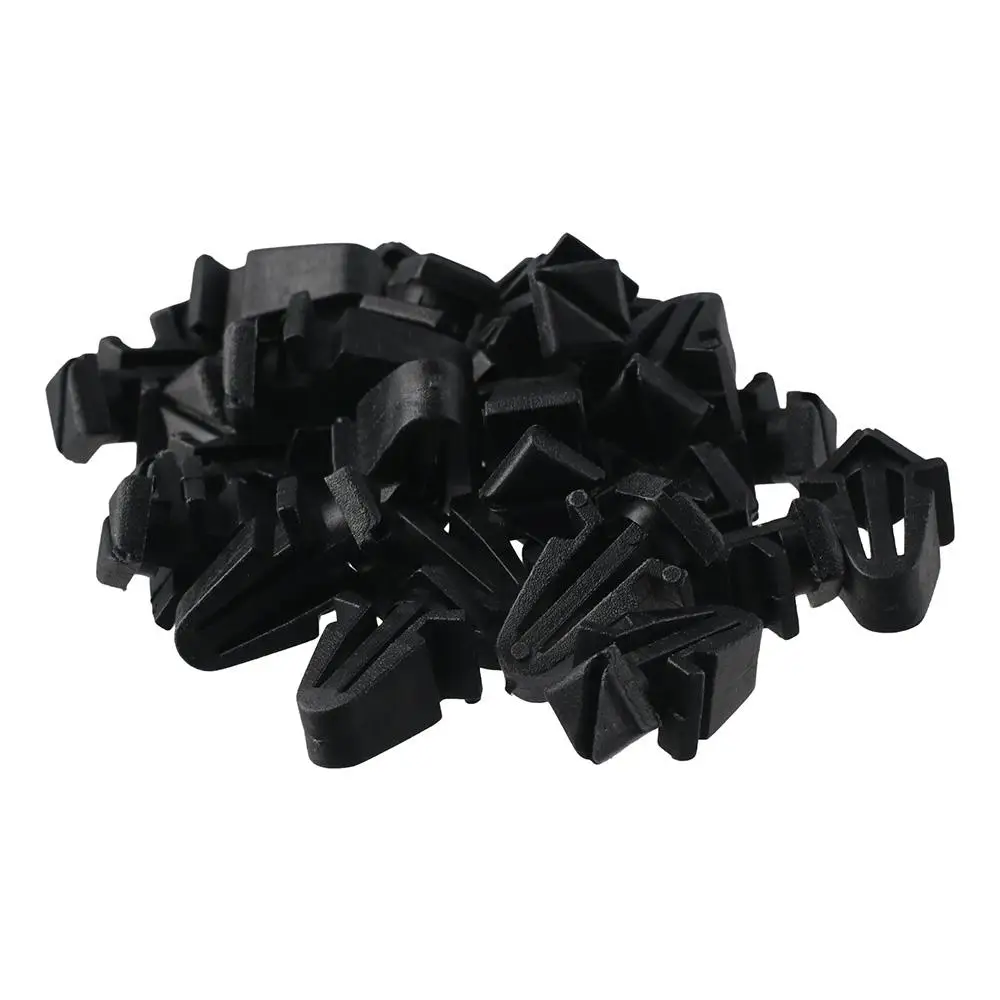 50 Pcs Grille Retainer Clips, 01553-03831 0155303831 Black Clip Replacement for Nissan Titan Frontier Pathfinder Xterra