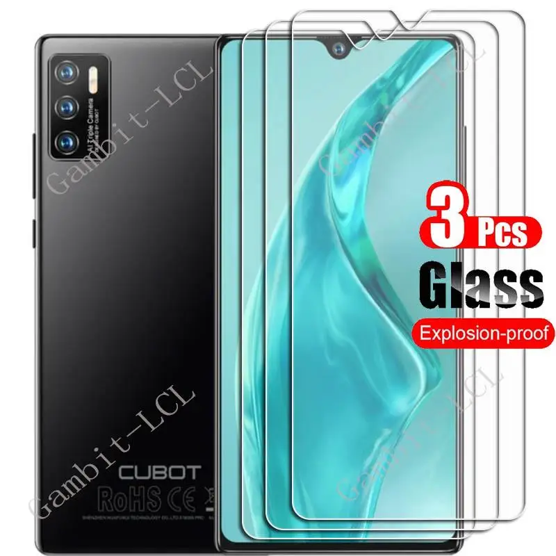 3PCS 9H HD Tempered Glass For Cubot P50 6.22\