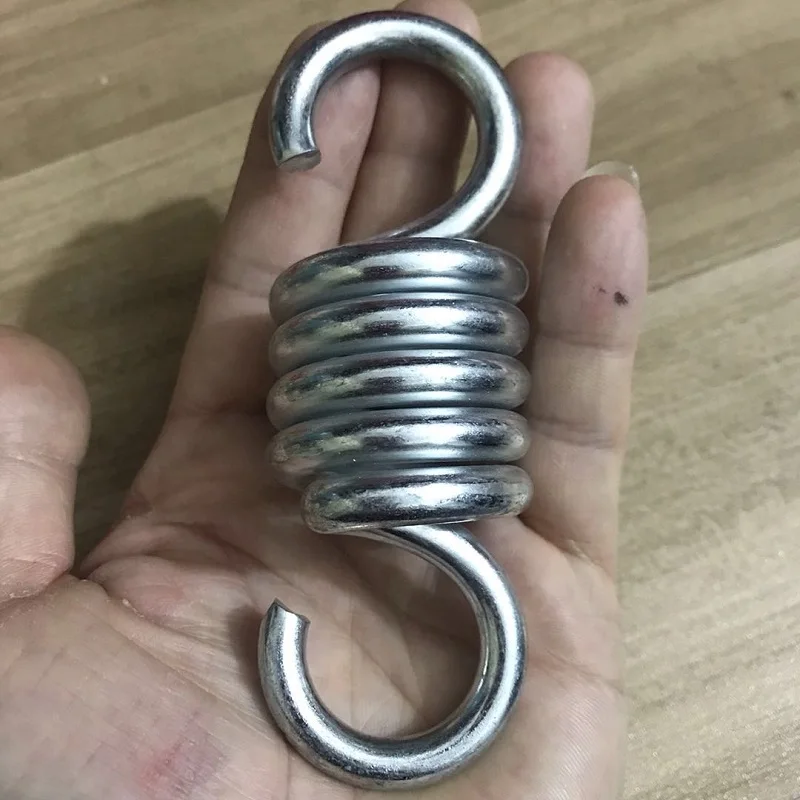 Hanging chair spring, hanging basket spring, hanging basket tension spring,Spring steel galvanized wire diameter 7.0mm