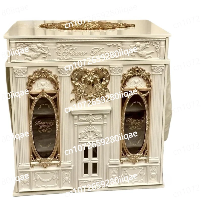 Luxury Design Large Gift Cosmetic Boxs for Gift Sweet Retro Makeup Organizers Storage Cabinets