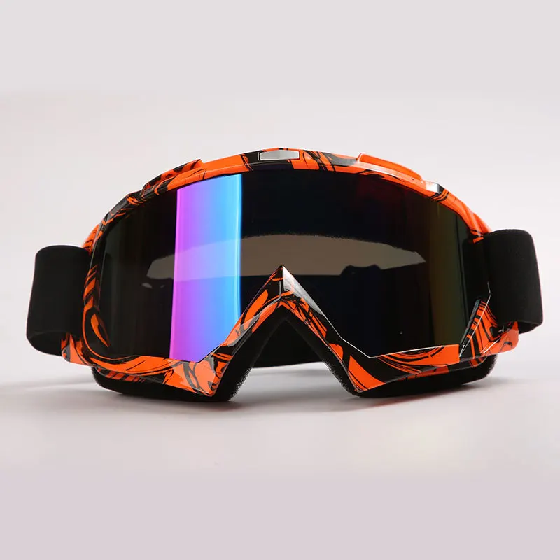 Off-road Motocross Motorcycle Vehicle Glasses Riding Cycling Windproof Skiing Goggles for Boys and Girls Outdoor Ski Mask