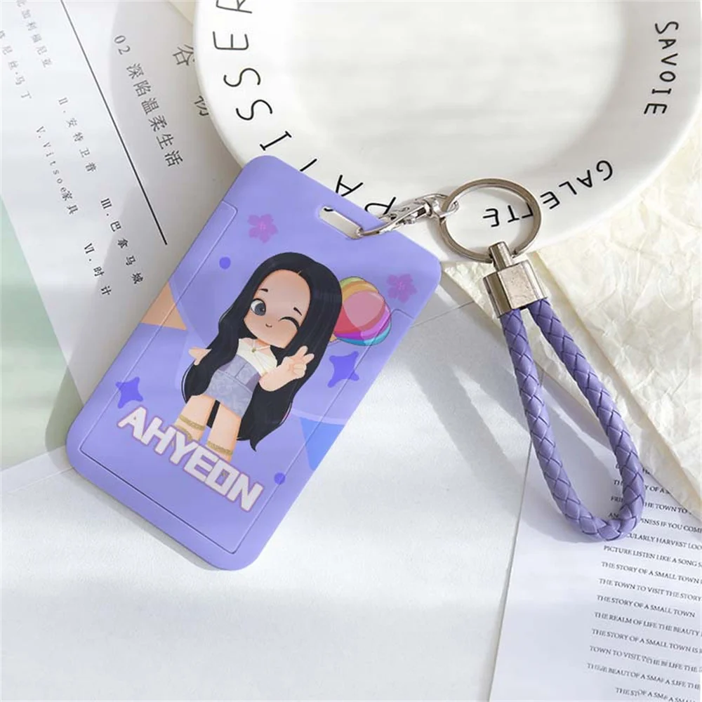 G-IDLE BABYMONSTER акриловый брелок с рукавом для карт, высокое качество, милый держатель для карт с героями мультфильмов KARINA GISELLE YUQI ASA, подарок для фанатов