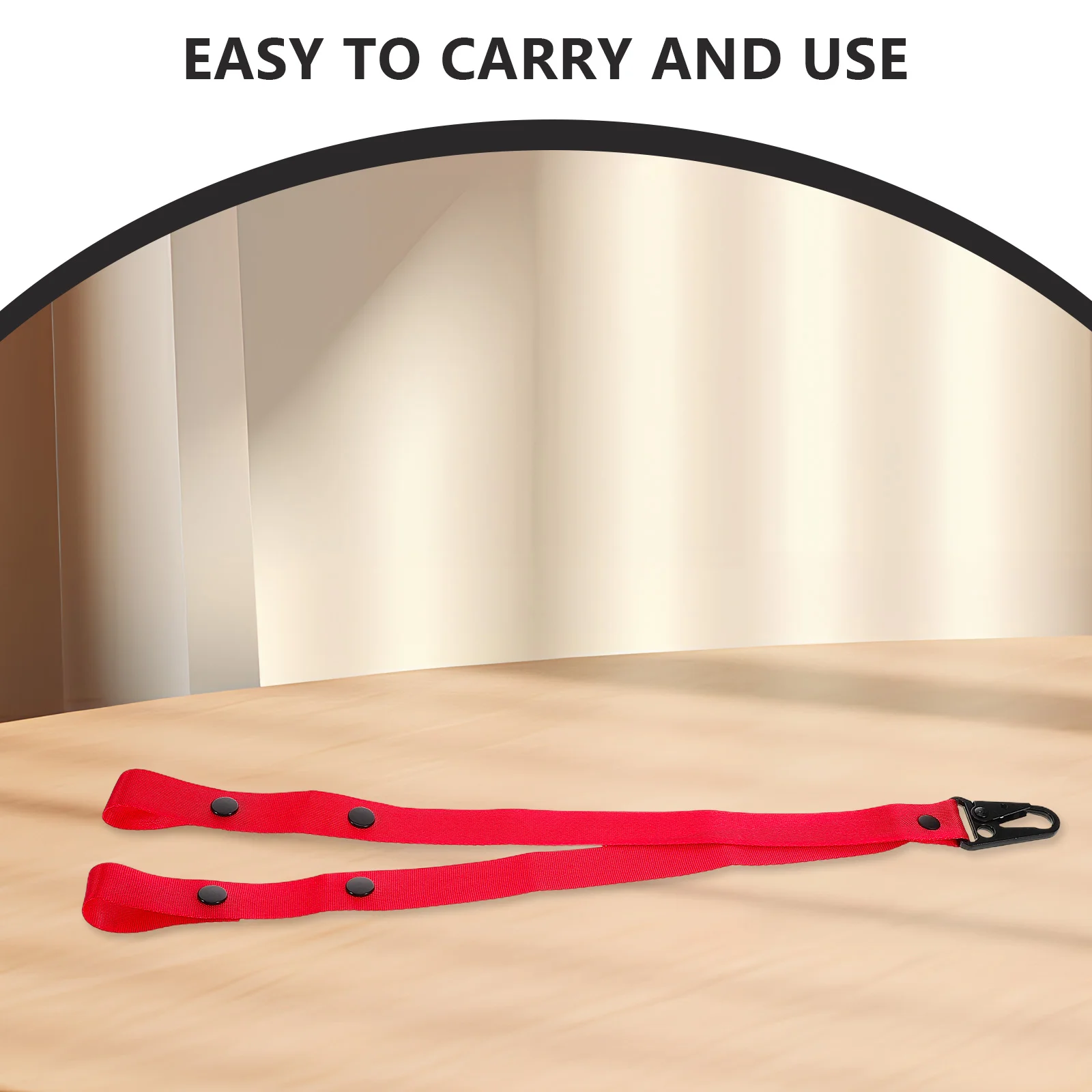 حزام حامل بوم بوم قابل للتعديل، ناعم ومريح لملحقات التشجيع، أشرطة الظهر، ملحقات المصفقين في الهواء الطلق #3