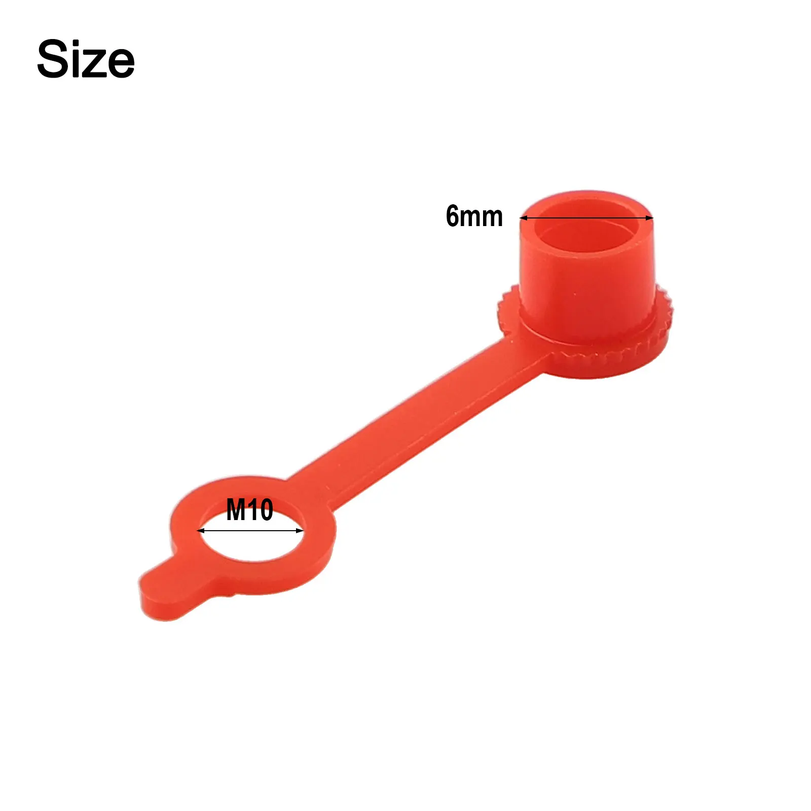 Acid Resistant Red Nipple Fitting Dust Cover for Grease Zerk Protects Nozzle Suitable for Industrial Applications