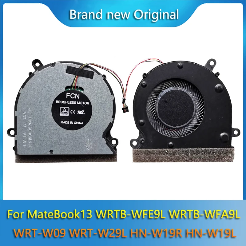 Brand New Original CPU Cooling Fan Radiator For Huawei MateBook13 WRTB-WFE9L WRTB-WFA9L  WRT-W09 WRT-W29L HN-W19R HN-W19L