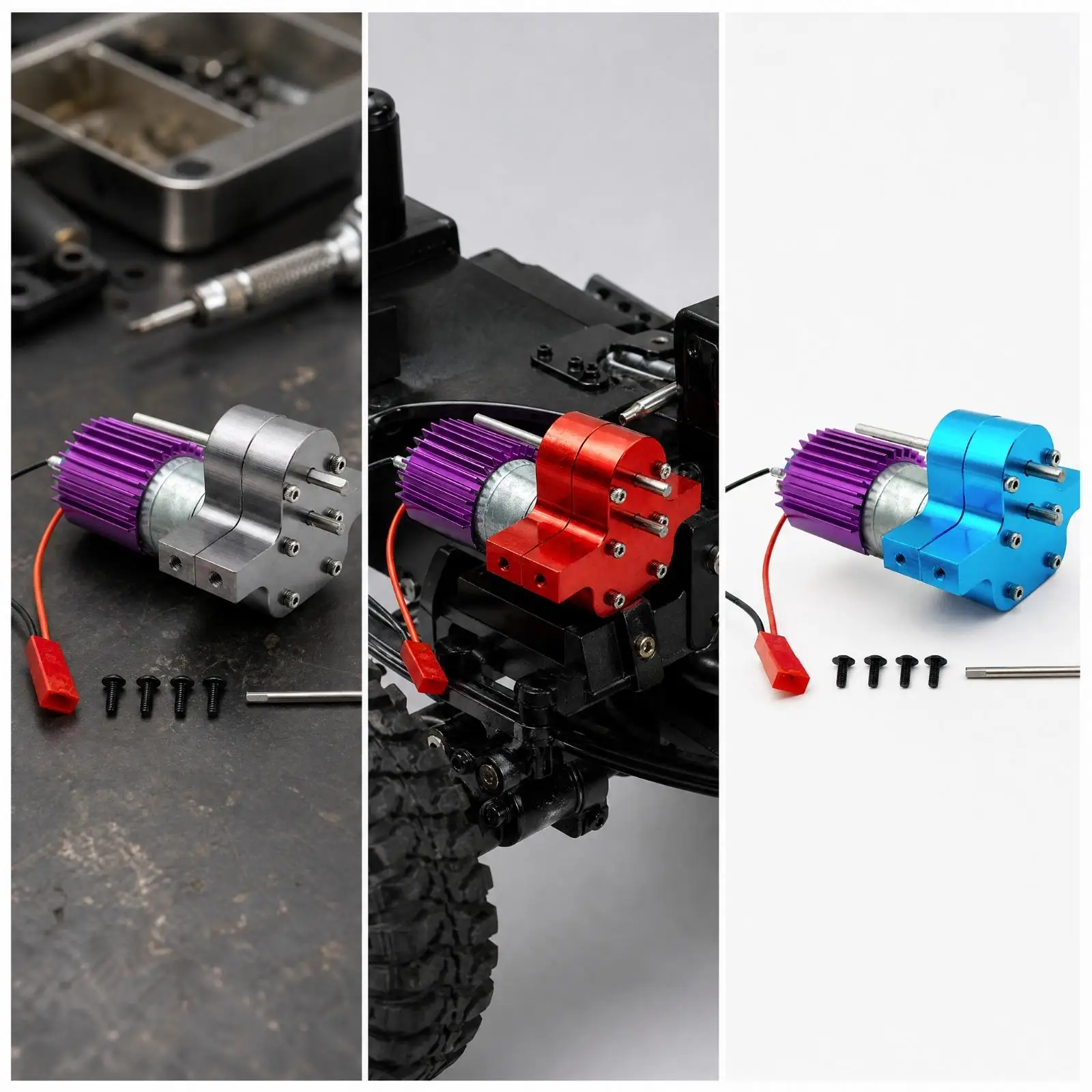 Reversible Metal Gearbox Unit for WPL B16 C14 B26 B36 Q62 RC Truck Upgrade Replacement Part