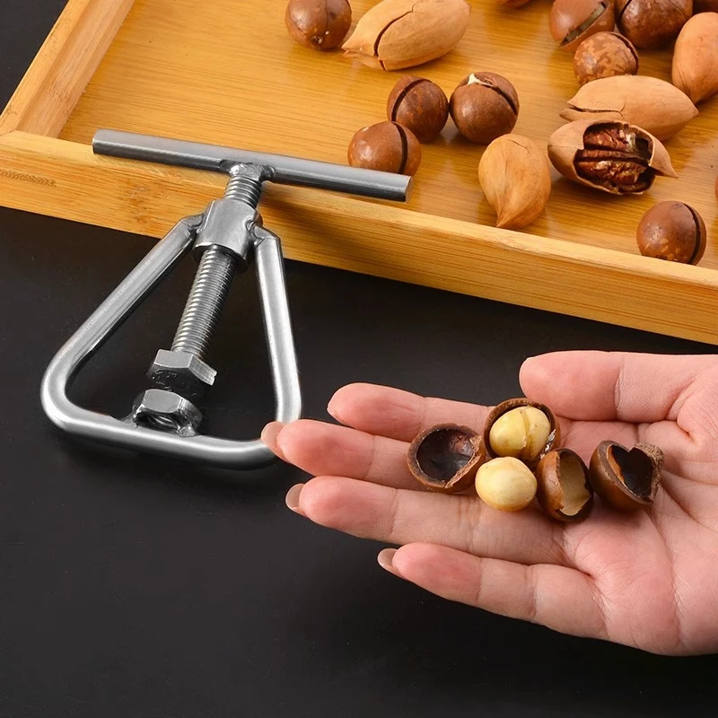 Multifunctional Manual Nut Opener Cracker Machine Walnut Kitchen Tool Steel Sheller Nut Macadamia Accessories