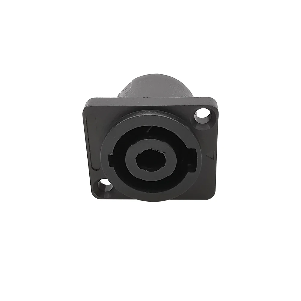 10Pcs XLR 4 Pin Speakon Panel Mount Board Connector 4 Poles Powercon Female Jack Socket XLR Audio Video Cable Wire Adapter