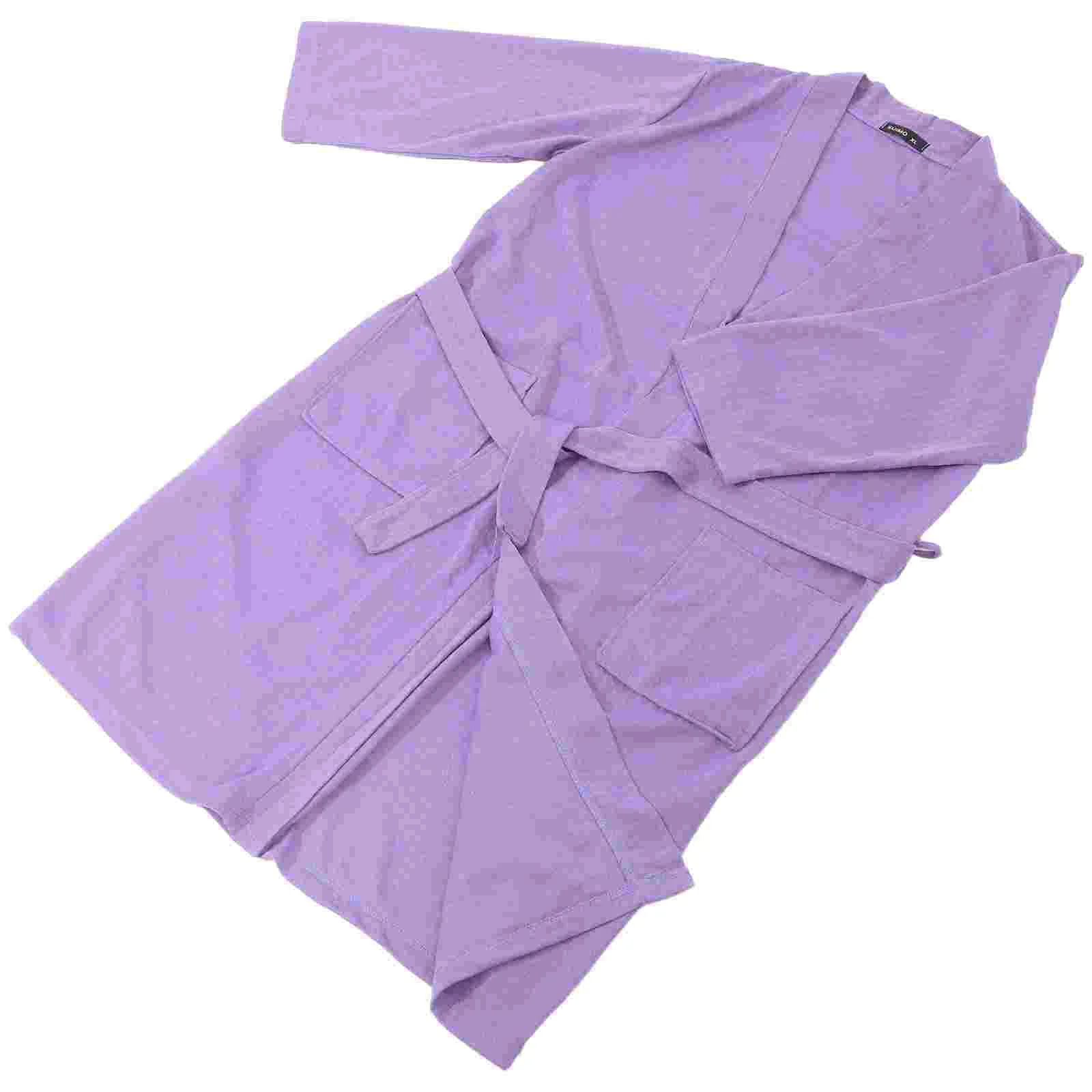 Men's Women's Bathrobe Couples Spa Sleepwear Set Spa Bathrobe Waffle Robe Gown Home Commercial Bath Robes Use