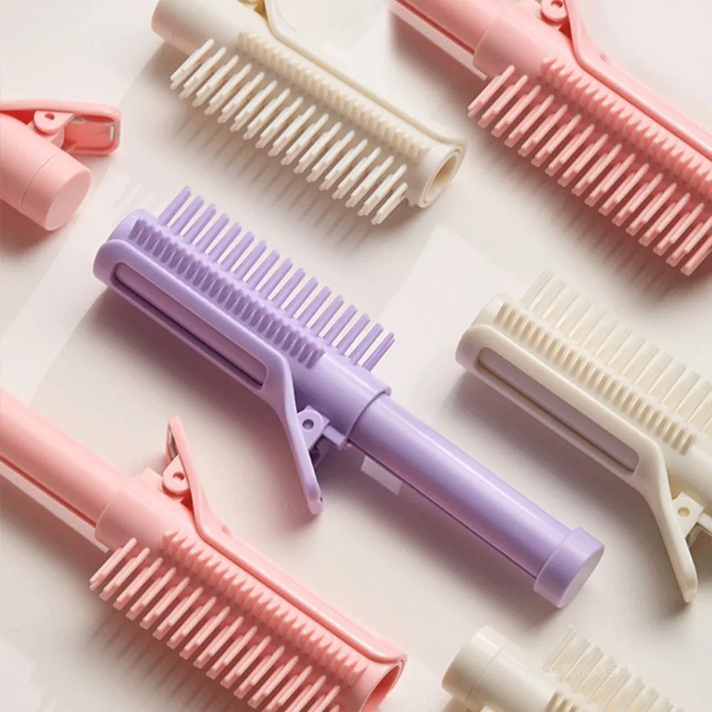 

2in1 Scalable Curling Comb Anti-Static Head Massager Curl Hair Roller Brush High Headtop Hair Styling Tool Hairdressing Comb