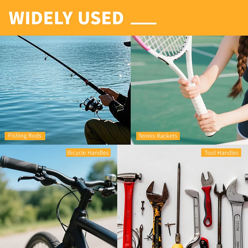 New DIY Electrical Insulation Sleeve For Fishing Rod Anti-Slip Heat Shrink Tube Diameter 15/18/20/22/25/28/30/35/40/45/50/60mm