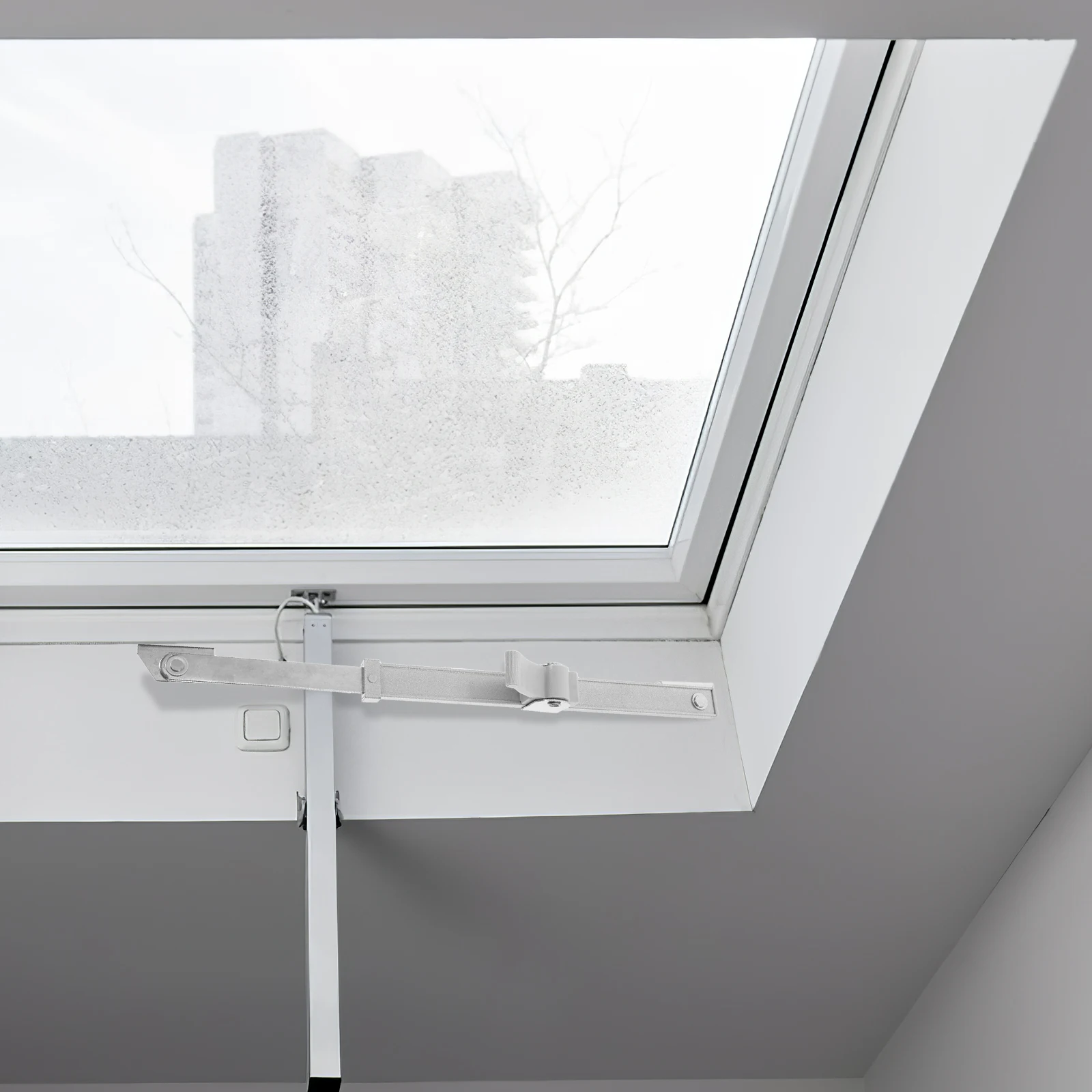 

Aluminum Alloy Window Support Rod Telescopic Adjustable Wind Brace Stays Universal Fit Easy Installation Anti Wind Latch