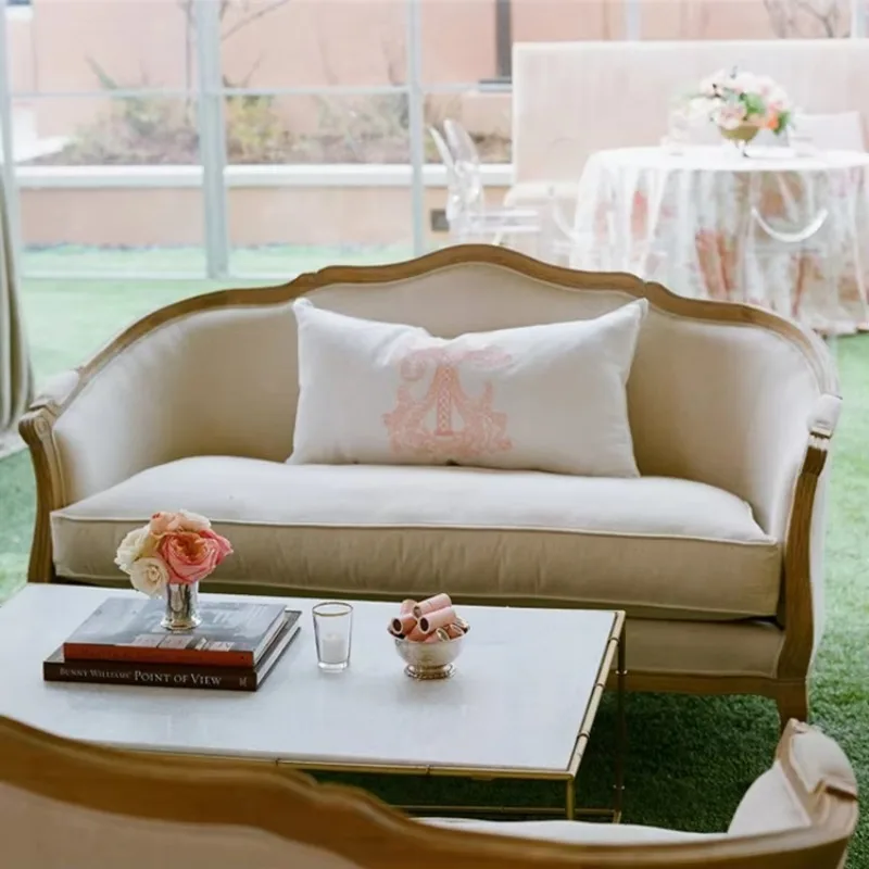 Classic for Wedding Antique Set European Style Sectional Sofa Solid Wood Hotel Sofa ,living Room Sofa